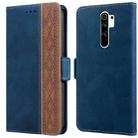 For Xiaomi Redmi 9 Stitching Side-Magnetic RFID Leather Phone Case(Royal Blue) - 1