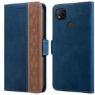 For Xiaomi Redmi 9C Stitching Side-Magnetic RFID Leather Phone Case(Royal Blue) - 1