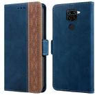 For Xiaomi Redmi Note 9 / 10X Stitching Side-Magnetic RFID Leather Phone Case(Royal Blue) - 1