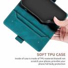 For Samsung Galaxy S21 5G Stitching Side-Magnetic RFID Leather Phone Case(Dark Green) - 4