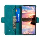 For Samsung Galaxy S21 5G Stitching Side-Magnetic RFID Leather Phone Case(Dark Green) - 7