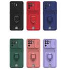For OPPO A94 / Reno5 F / Reno5 Lite Sliding Camera Cover Design TPU Phone Case(Purple) - 2