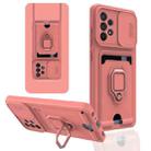 For Samsung Galaxy A52 5G / 4G Sliding Camera Cover Design TPU Phone Case(Pink) - 1