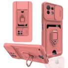 For Xiaomi Mi 11 Lite / 11 Lite 5G Sliding Camera Cover Design TPU Phone Case(Pink) - 1