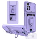 For Xiaomi Redmi 10 / 10 Prime Sliding Camera Cover Design TPU Phone Case(Purple) - 1