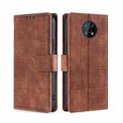 For Nokia G50 Skin Feel Crocodile Texture Magnetic Clasp PU Leather Phone Case(Brown) - 1