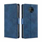 For Nokia G50 Skin Feel Crocodile Texture Magnetic Clasp PU Leather Phone Case(Blue) - 1