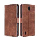 For Nokia C01 Plus / C1 2nd Editon Skin Feel Crocodile Texture Magnetic Clasp PU Leather Phone Case(Brown) - 1