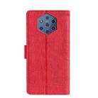 For Nokia 9 PureView Skin Feel Crocodile Texture Magnetic Clasp PU Leather Phone Case(Red) - 3
