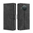 For Nokia X10 / X20 Skin Feel Crocodile Texture Magnetic Clasp PU Leather Phone Case(Black) - 1