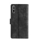 For Huawei Enjoy 10e Skin Feel Crocodile Texture Magnetic Clasp PU Leather Phone Case(Black) - 3
