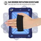 For iPad Mini 5 / 4 Contrast Color Silicone + PC Combination Case with Holder(Navy Blue + Blue) - 3