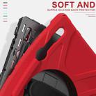 For Samsung Galaxy Tab S8 Ultra X900 Silicone + PC Tablet Protective Case(Red) - 6