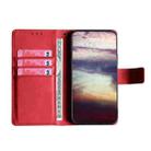 For LG Q70 Skin Feel Crocodile Texture Magnetic Clasp Leather Phone Case(Red) - 4