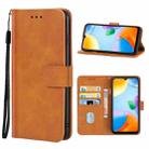 Leather Phone Case For Xiaomi Redmi 10C(Brown) - 1