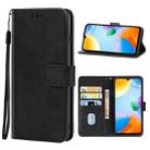 Leather Phone Case For Xiaomi Redmi 10C(Black) - 1