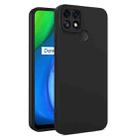 For OPPO Realme C12 / C25 Eagle Eye Lens Oily Feel TPU + PC Phone Case(Black) - 1