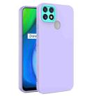 For OPPO Realme C12 / C25 Eagle Eye Lens Oily Feel TPU + PC Phone Case(Purple) - 1