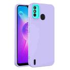 For TECNO Spark 6 Go Eagle Eye Lens Oily Feel TPU + PC Phone Case(Purple) - 1