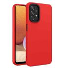 For Samsung Galaxy A32 4G Eagle Eye Lens Oily Feel TPU + PC Phone Case(Red + Black) - 1