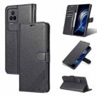 For Xiaomi Redmi K50 / K50 Pro AZNS Sheepskin Texture Flip Leather Phone Case(Black) - 1