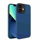 Eagle Eye Lens Oily Feel TPU + PC Phone Case For iPhone 12(Sapphire Blue + Black) - 1