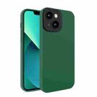 Eagle Eye Lens Oily Feel TPU + PC Phone Case For iPhone 13(Dark Green + Black) - 1