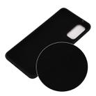 For Galaxy S20 Solid Color Liquid Silicone Shockproof Full Coverage Protective Case(Black) - 2