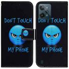 For OPPO Realme C31 Coloured Drawing Leather Phone Case(Anger) - 1