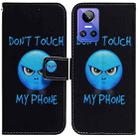 For OPPO Realme GT Neo3 Coloured Drawing Leather Phone Case(Anger) - 1
