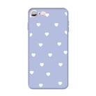 For iPhone 6s / 6 Multiple Love-hearts Pattern Colorful Frosted TPU Phone Protective Case(Light Purple) - 1