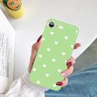 For iPhone SE 2022 / SE 2020 / 8 / 7 Multiple Love-hearts Pattern Colorful Frosted TPU Phone Protective Case(Green) - 5