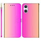 For OPPO A96 5G / Reno7 Z 5G Imitated Mirror Surface Leather Phone Case(Gradient Color) - 1