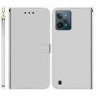 For OPPO Realme C31 Imitated Mirror Surface Leather Phone Case(Silver) - 1