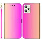 For OPPO Realme C35 Imitated Mirror Surface Leather Phone Case(Gradient Color) - 1