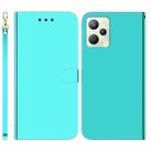 For OPPO Realme C35 Imitated Mirror Surface Leather Phone Case(Mint Green) - 1