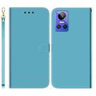 For OPPO Realme GT Neo3 Imitated Mirror Surface Leather Phone Case(Blue) - 1