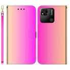 For Xiaomi Redmi 10A Imitated Mirror Surface Leather Phone Case(Gradient Color) - 1