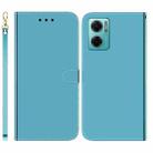 For Xiaomi Redmi Note 11E / Redmi 10 5G Imitated Mirror Surface Leather Phone Case(Blue) - 1