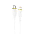 hoco U109 20W USB-C / Type-C to 8 Pin PD Charging Data Cable, Cable Length:1.2m(White) - 1