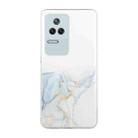 For Xiaomi Redmi K50 Pro Hollow Marble Pattern TPU Precise Hole Phone Case(Grey) - 1