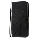 For Xiaomi Redmi 8 Tree & Cat Pattern Pressed Printing Horizontal Flip PU Leather Case with Holder & Card Slots & Wallet & Lanyard(Black) - 2