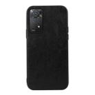 For Xiaomi Redmi Note 11 Pro Global Crazy Horse Texture PU Phone Case(Black) - 1