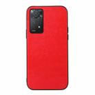 For Xiaomi Redmi Note 11 Pro Global Crazy Horse Texture PU Phone Case(Red) - 1