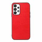 For Samsung Galaxy A23 4G Crazy Horse Texture PU Phone Case(Red) - 1