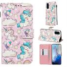 For Galaxy S20 3D Painting Horizontal Flip Leather Case with Holder & Card Slot & Wallet & Lanyard(Pink Pony) - 1