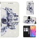 For Xiaomi Redmi 8A 3D Painting Horizontal Flip Leather Case with Holder & Card Slot & Wallet & Lanyard(Skull) - 1