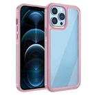 For iPhone 13 Pro Max Forerunner TPU+PC Phone Case (Pink) - 1