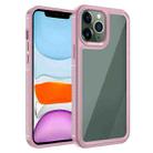 For iPhone 11 Pro Max Forerunner TPU+PC Phone Case (Pink) - 1
