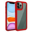 For iPhone 11 Pro Max Forerunner TPU+PC Phone Case (Red) - 1